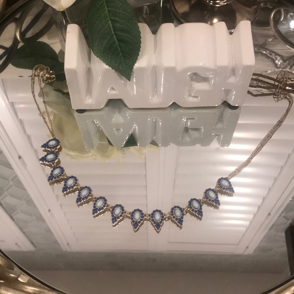 Blue necklace